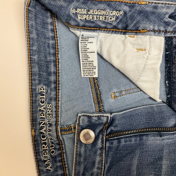 American Eagle Hi-Rise Crop Super Stretch Jegging - Picture 6 of 6